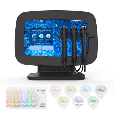 Taşınabilir 3 Talipli RF Hydra Yüz Makinesi Cilt Yenilenmesi Yaşlanmaya Karşı Düzeltme Yüz Yükseltme Hidro Dermabrasyon Güzellik Ekipmanı Spa Salonu İçin