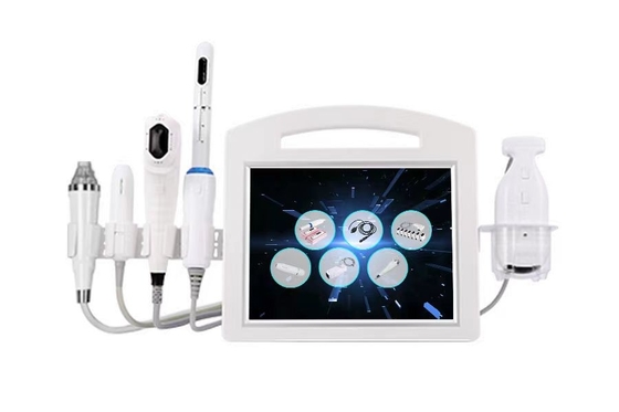 V-Max 4D Hifu Güzellik Makinesi Liposonik Vajinal Sıkıştırma Deri Terapisi Altın RF 6 In 1 Güzellik Cihazı