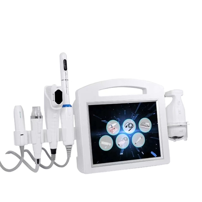 V-Max 4D Hifu Güzellik Makinesi Liposonik Vajinal Sıkıştırma Deri Terapisi Altın RF 6 In 1 Güzellik Cihazı