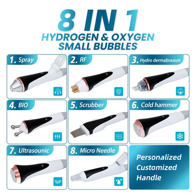 8 in 1 Yüz Oksijeni Küçük Balonlar Deri Yönetim Sistemi Çok fonksiyonel