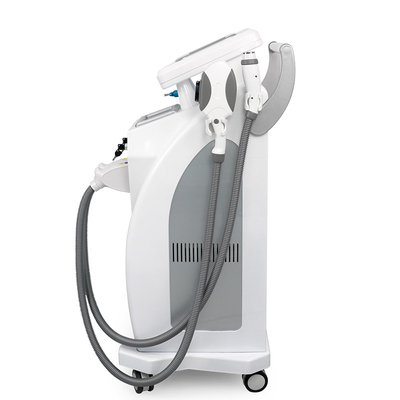 Çift Ekranlı 3 In 1 Multifunction IPL RF Nd Yag Lazer Deri Yenilenme Saç Kaldırma Güzellik Makinesi