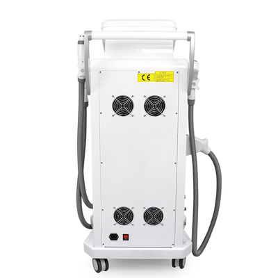 Çift Ekranlı 3 In 1 Multifunction IPL RF Nd Yag Lazer Deri Yenilenme Saç Kaldırma Güzellik Makinesi
