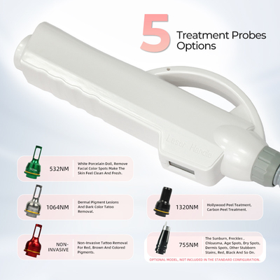 Picosecond Lazer Q-Switched Klinik Kore 1064nm Pico Lazer Dövme Kaldırma Makinesi Taşınabilir