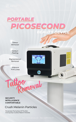Picosecond Lazer Q-Switched Klinik Kore 1064nm Pico Lazer Dövme Kaldırma Makinesi Taşınabilir