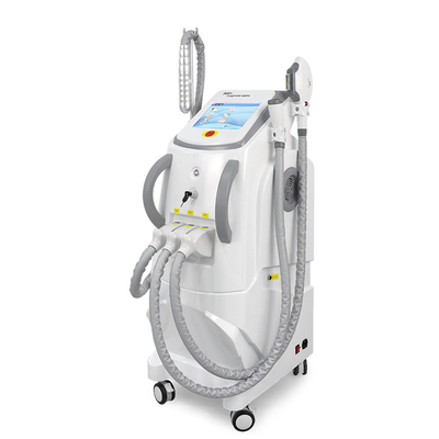 Çok fonksiyonlu güzellik makinesi 3 in 1 Elight Ipl Opt Saç çıkarma ve Nd Yag Karbon Peeling Dövme çıkarma makinesi Beyazlama