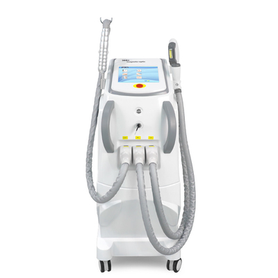 Çok fonksiyonlu güzellik makinesi 3 in 1 Elight Ipl Opt Saç çıkarma ve Nd Yag Karbon Peeling Dövme çıkarma makinesi Beyazlama