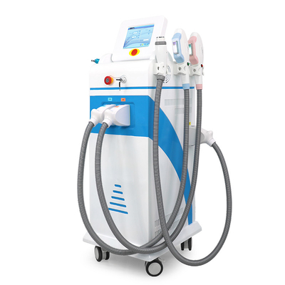 Elight Laser RF IPL Nd Yag Saç Çekme Cihazı ile 4'te 1 Güzellik Makinesi