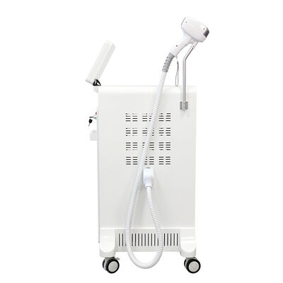 Ağrısız Diyot Lazer tüyleri çıkarma 808nm Çift saplı Picosecond Lazer Taşınabilir 3 Dalga Üç Dalga Uzunluğu Diyot Lazer makinesi