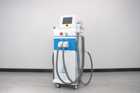 4 in1 Multi-functional Laser Beauty machine Magneto-optics light Vertical four handles Hair Removal Laser Painless Safe Hair Removal Laser Tattoo Removal RF machine