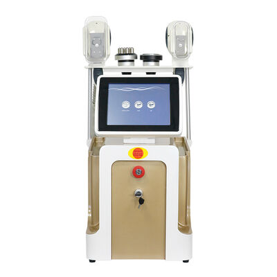 Dört Saplı 3 In1 İnvazif Olmayan Ağrısız Taşınabilir Dokunmatik Ekran Ev ve Ticari Kullanım Cryo Dondurucu Güzellik Makinesi Zayıflama Güzellik Makinesi
