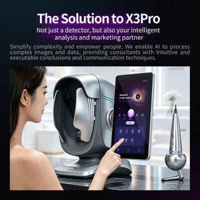 AI Magic 3D Mirror Yüz Tarayıcısı Analizör De Piel Akne Cilt Analizi Tam Yüz Tarayıcısı Test Cilt Analizörü Makinesi