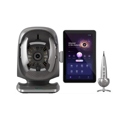 AI Magic 3D Mirror Yüz Tarayıcısı Analizör De Piel Akne Cilt Analizi Tam Yüz Tarayıcısı Test Cilt Analizörü Makinesi