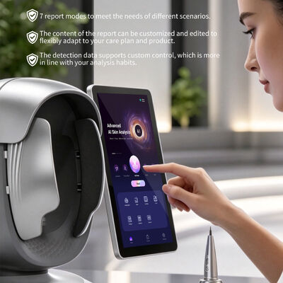 AI Magic 3D Mirror Yüz Tarayıcısı Analizör De Piel Akne Cilt Analizi Tam Yüz Tarayıcısı Test Cilt Analizörü Makinesi
