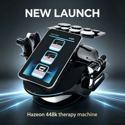 Hazeon 3 in 1 Tecar CET RET Terapi Diatermi Fizyoterapi 448khz Tecar Terapi Makineleri Spor Yaralanması Ağrı Kolaylaştırma