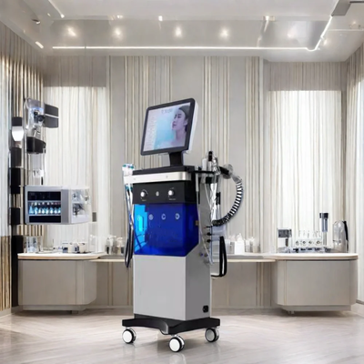 14'ü 1 Arada Hydra Yüz Makinesi Oksijen Enjeksiyonu Gözenek Temizleyici Yaşlanma Karşıtı Cilt Sıkılaştırma Cihazı Spa Güzellik Salonu için CE Sertifikalı Toptan Satış
