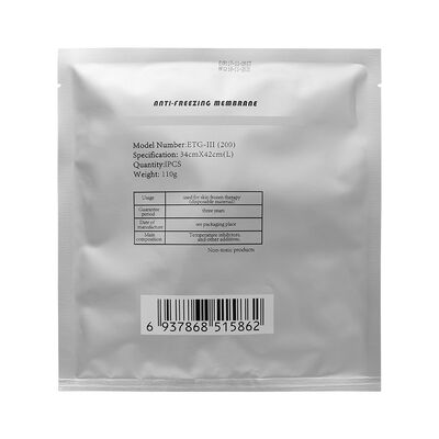 Fabrika Kaynağı 110g Freezefats Antifriz Membran Cryolipoliz Vücut İnce Güzellik Ekipmanları Için Tek Kullanımlık Aksesuar